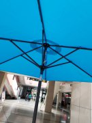 厂家直销2.5米摇手伞庭院遮阳遮雨外贸户外广告太阳伞摇头锌转